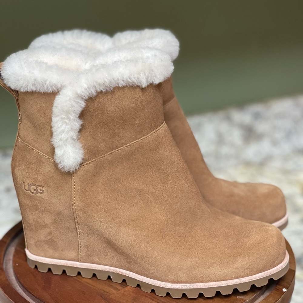 UGG wedge boots. Size 8. NWOT or box